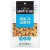 Century Snacks Unsalted Cashews, 2.5 Ounce, 6 per case | SKU: 700542 | UPC: 087076293314