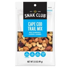 Snak Club Cape Cod Trail Mix 3.5 Ounce 6 Per Case | SKU: 700570 | UPC: 087076294373