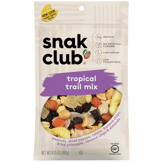 Snak Club Tropical Mix, 6.75 Ounce, 6 Per Case | SKU: 700545 | UPC: 087076294656
