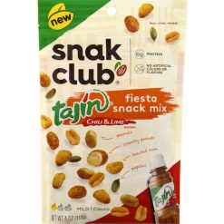 Snak Club Tajin Fiesta Mix, 4 Ounce, 6 Per Case | SKU: 732841 | UPC: 087076296445