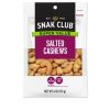 Snak Club Salted Cashews, 4 Ounce, 6 Per Case | SKU: 700703 | UPC: 087076493301