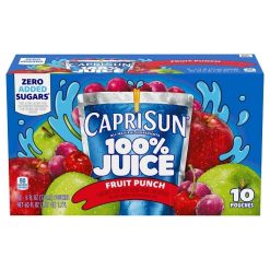 Capri Sun Fruit Punch, 60 Fluid Ounces, 4 Per Case | SKU: 556360 | UPC: 087684004142