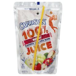 Capri Sun 100% Berry Juice, 6 Fluid Ounce, 40 Per Case | SKU: 504062 | UPC: 087684001448