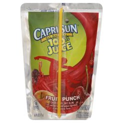 Capri Sun Fruit Punch Juice, 6 Fluid Ounces, 40 Per Case | SKU: 504063 | UPC: 087684001462