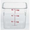 Cambro 6 Qt Clear Food Containers, 6 Per Case | SKU: 634297 | UPC: 099511316526