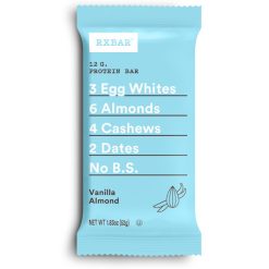 Rxbar Real Food Vanilla Almond Protein Bar, 1.8 Ounce, 12 Per Box, 6 Per Case | SKU: 714560 | UPC: 193908002211