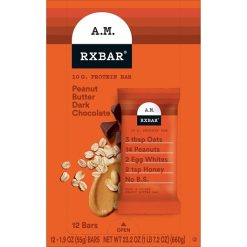 Rxbar Peanut Butter Dark Chocolate, 1.9 Ounce, 72 Per Case | SKU: 768833 | UPC: 193908007186