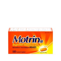 Motrin Caplets, 100 Count, 6 Per Pack, 8 Per Case | SKU: 472847 | UPC: 300450481016