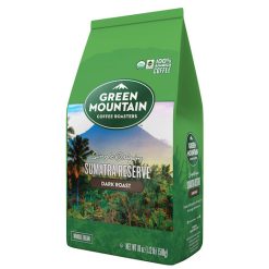Green Mountain Whole Bean Sumatran Reserve Dark Roast Coffee, 18 Ounce, 6 Per Case | SKU: 700128 | UPC: 611247375716