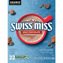 Swiss Miss Milk Chocolate K Cup Hot Cocoa Mix Pod, 22 Count, 4 Per Case | SKU: 716810 | UPC: 611247382929