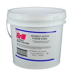 Brill Chocolate Double Dutch Fudge Icing, 35 Pounds | SKU: 648327 | UPC: 632210005164