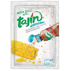 Tajin Low Sodium Seasoning Single Serve Packet, 0.035 Ounce, 1000 Per Case | SKU: 643664 | UPC: 633148288056