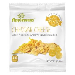 Appleways Whole Grain Cheddar Cheese Crispy Cracker, 0.9 Ounce, 108 Per Case | SKU: 675657 | UPC: 675825761001 | GTIN: 00675825761001