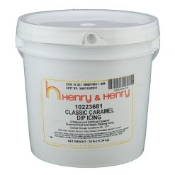 Henry And Henry Caramel Classic Dip Icing, 25 Pounds | SKU: 648328 | UPC: 684766001978