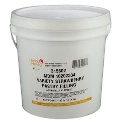 Henry And Henry Filling Strawberry, 40 Pounds | SKU: 521127 | UPC: 684766315617