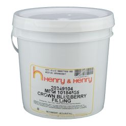 Henry And Henry Crown Blueberry Filling, 20 Pounds | SKU: 403951 | UPC: 684766349124