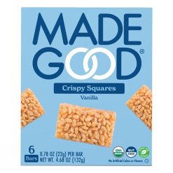 Madegood Vanilla Crispy Squares, 6 Count, 6 Per Case | SKU: 716153 | UPC: 687456213286