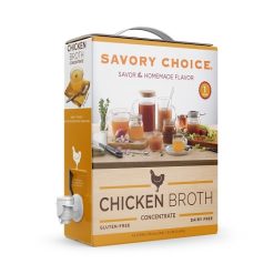 Savory Choice Chicken Broth Concentrate, 4.5 Liter, 1 Per Case | SKU: 752697 | UPC: 701809300338