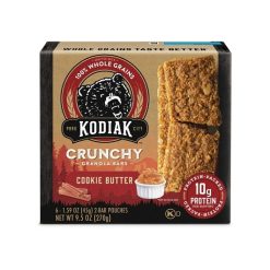 Kodiak Cakes Cookie Butter Crunchy Granola Bars, 9.5 Ounces, 12 Per Case | SKU: 739416 | UPC: 705599016479