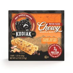 Kodiak Cakes Peanut Butter Chocolate Chip Chewy Bars, 6.17 Ounce, 12 Per Case | SKU: 759321 | UPC: 705599017346