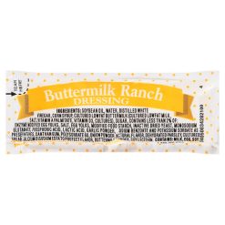 Portion Pac Buttermilk Ranch Packets Dressing, 12 Gram, 200 Per Case | SKU: 333049 | UPC: 716037228101