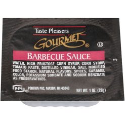 Taste Pleasers Barbecue Sauce, 1 Ounce, 100 Per Case | SKU: 110135 | UPC: 716037279455