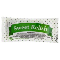 Portion Pac Sweet Relish Single Serve Packet, 9 Grams, 200 Per Case | SKU: 208832 | UPC: 716037395209
