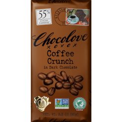 Chocolove Coffee Crunch Dark Chocolate Bar, 3.2 Ounce Bar, 12 Per Box - 12 Per Case | SKU: 653163 | UPC: 716270001561