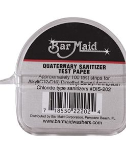 Bar Maid Sani-Maid Paper Quaternary Sanitizer Test, 100 Count, 12 Per Case | SKU: 503904 | GTIN: 00718550222123