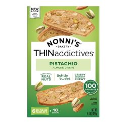 Thin Addictives Pistachio Almond, 4.4 Ounce, 6 Per Case | SKU: 565522 | UPC: 718604972349