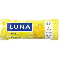 Luna Lemon Zest Snack Bar, 1.7 Ounce, 240 Per Case | SKU: 582965 | UPC: 722252303301