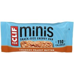 Clif Minis Crunchy Peanut Butter Energy Bar, 0.99 Ounce, 10 Per Box, 9 Per Case | SKU: 778049 | UPC: 722252386007