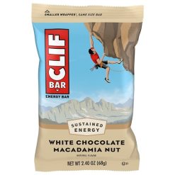Clif White Chocolate Macadamia Snack Bar, 2.4 Ounce, 192 Per Case | SKU: 582998 | UPC: 722252561091