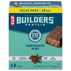 Builders Chocolate Mint Protein Bar, 2.4 Ounce, 12 Per Box, 4 Per Case | SKU: 780303