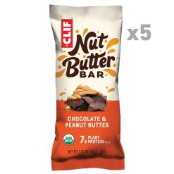 Clif Bar Nut Butter Bar Chocolate Peanut Butter, 8.8 Ounce, 6 Per Case | SKU: 754986 | UPC: 072225256225