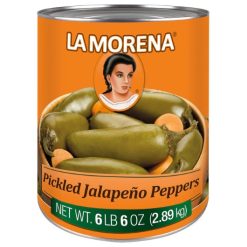 La Morena Pickled Whole Jalapeno, 108 Fluid Ounces, 6 Per Case | SKU: 708003 | UPC: 727452000111