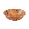 Tablecraft Mahogany Woven Wood Salad Bowl, 10 inch | SKU: 380216 | UPC: 727875007407