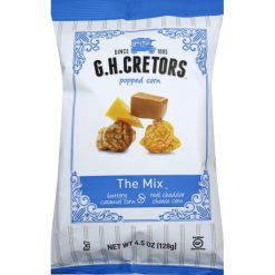 G.H. Cretors Cheese & Caramel Mix, 4.5 Ounces, 6 Per Case | SKU: 674932 | UPC: 732494002412