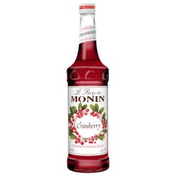 Monin Glass Cranberry Flavor Syrup, 750 ml, 12 Per Case | SKU: 399116 | UPC: 738337003400