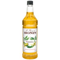 Monin Banana Flavoured Syrup, 1 Liter , 4 Per Case | SKU: 442004 | UPC: 738337060960