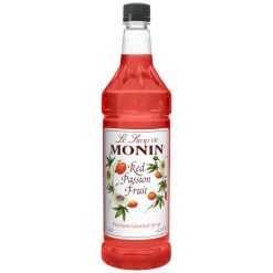 Monin Red Passion Fruit Syrup, 1 Liter, 4 Per Case | SKU: 430858 | UPC: 738337061455