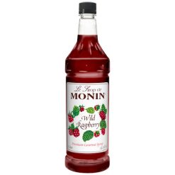 Monin Wild Raspberry Syrup, 1 Liter, 4 Per Case | SKU: 478180 | UPC: 738337883071