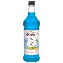 Monin Blue Cotton Candy Syrup, 1 Liter, 4 Per Case | SKU: 522704 | UPC: 738337884368