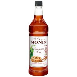 Monin Cinnamon Bun Syrup, 1 Liter, 4 Per Case | SKU: 586675 | UPC: 738337886706
