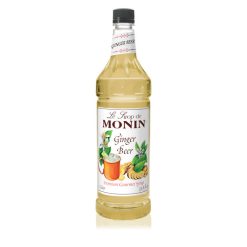 Monin Ginger Beer Syrup, 1 Liter, 4 Per Case | SKU: 598433 | UPC: 738337887048