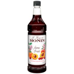 Monin Stone Fruit Syrup, 1 Liter, 4 Per Case | SKU: 612391 | UPC: 738337887598