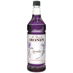 Monin Lavender Syrup, 1 Liter, 4 Per Case | SKU: 641090 | UPC: 738337888403