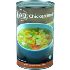 Vanee Chicken Broth, 49 Ounces, 12 Per Case | SKU: 373697