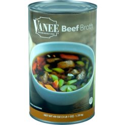 Vanee Beef Broth, 49 Ounces, 12 Per Case | SKU: 673503