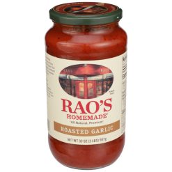 Rao s Homemade Roasted Garlic Sauce, 32 Ounces, 6 Per Case | SKU: 738096 | UPC: 747479001564